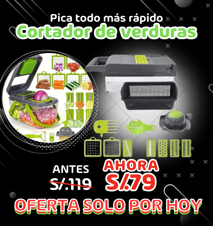 Cortador de Verduras Multifuncional